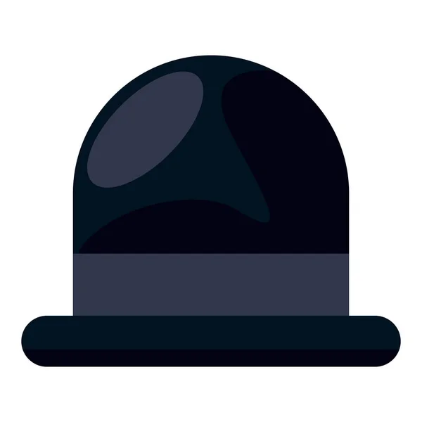 Elegancki czarny kapelusz — Wektor stockowy