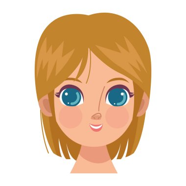 Sarışın kız kafası