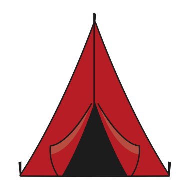 kamp kırmızı çadır