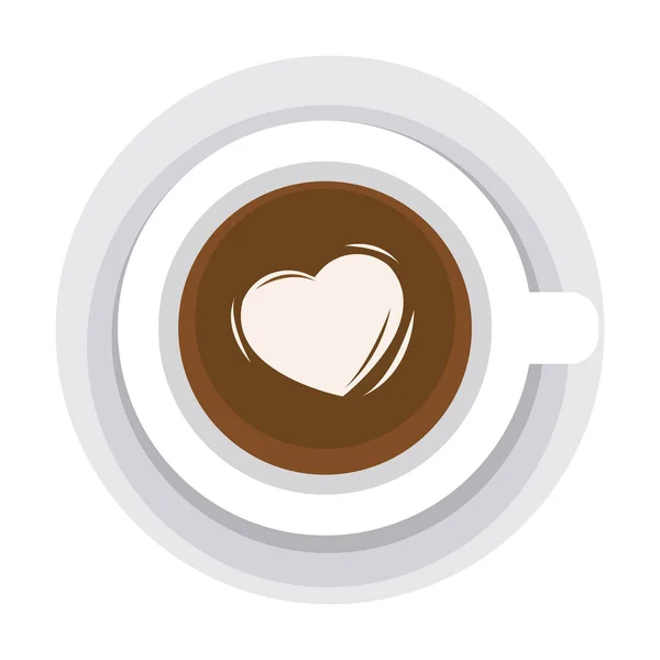 Aşk kahvesi. — Stok Vektör