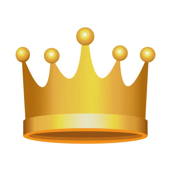 King golden crown — Stock Vector