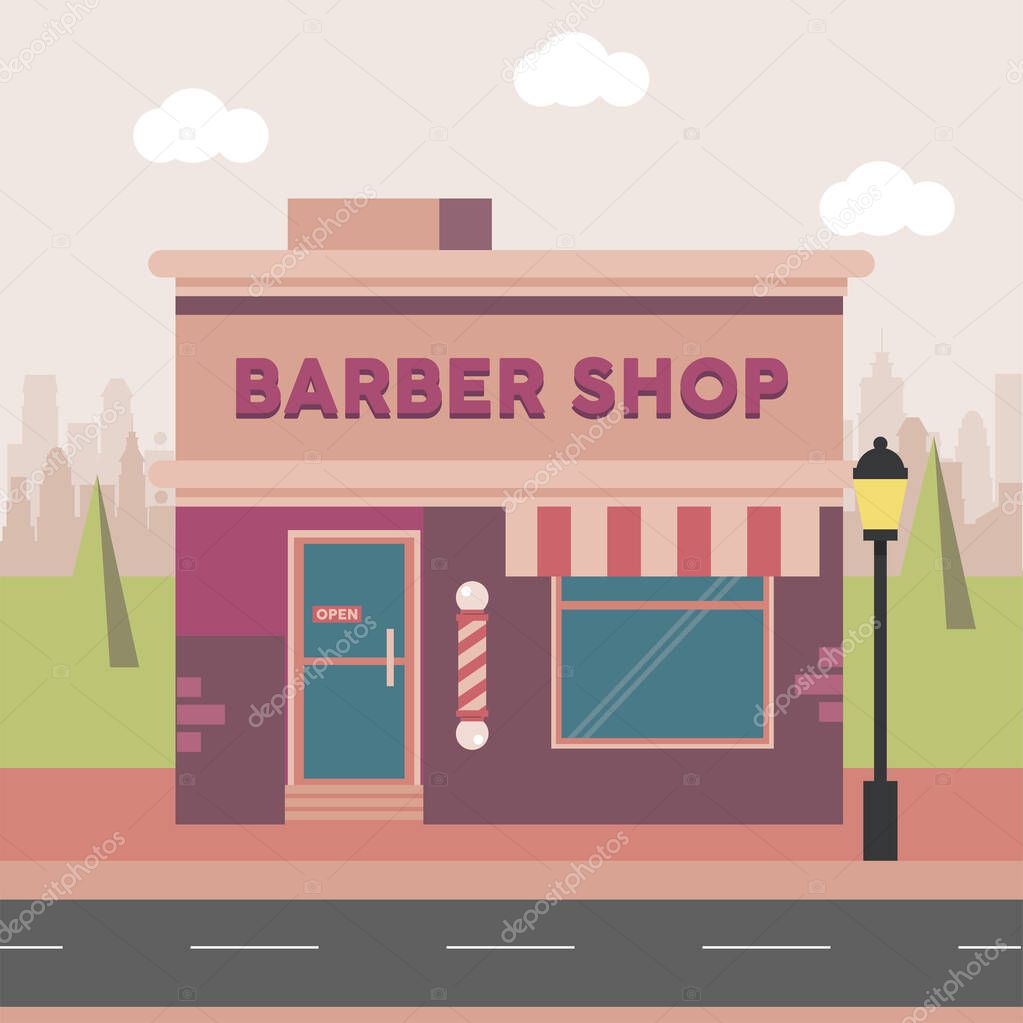 barber shop scene