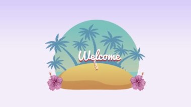 Tropikal çiçeklerle dolu yaz mektuplarına hoş geldiniz.