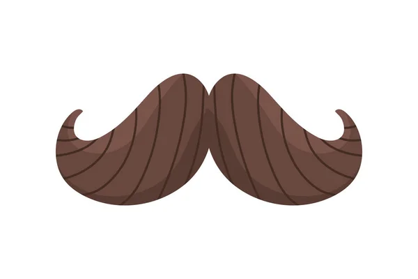 Mustasch manliga tillbehör — Stock vektor
