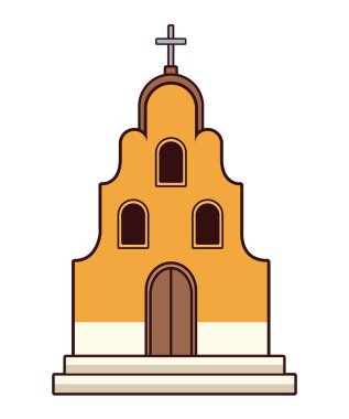 Köyün kilise cephesi