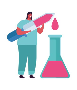 Düşüren kadın bilim adamı