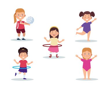 beş kız aktivitesi