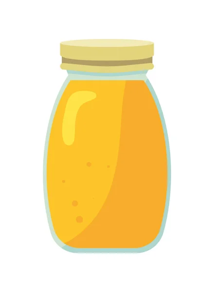 Mason jar honey — Stockový vektor