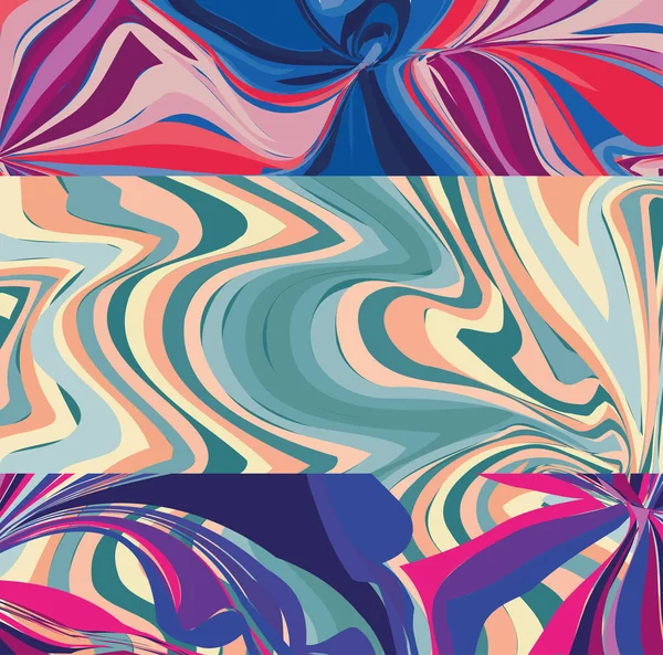Trois motifs de billes — Image vectorielle