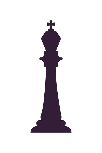 Šachová figurka king — Stockový vektor