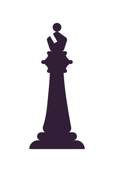 Bishop pièce d'échecs — Image vectorielle