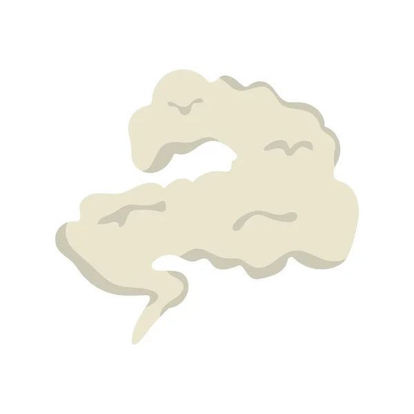 Bulle de fumée grise — Image vectorielle