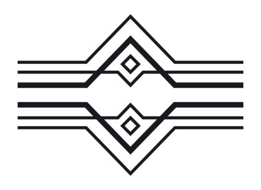 eşkenar dörtgen bölücü dekoratif