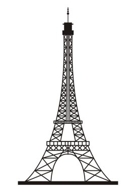 Eyfel Kulesi silueti