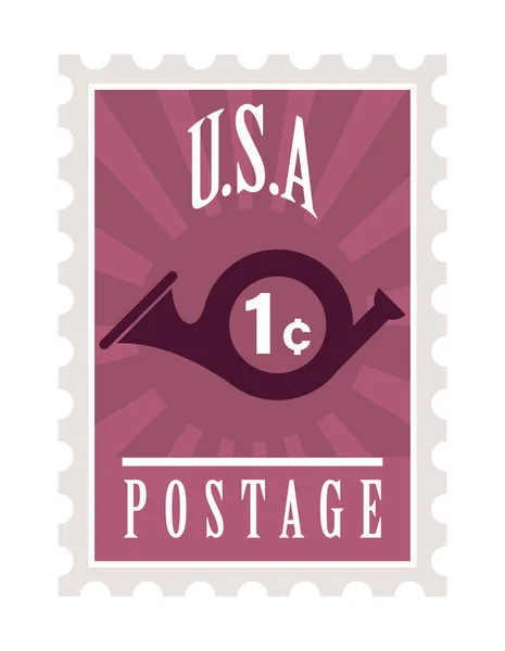 Old Us Postage Stamps Stock Photo - Download Image Now