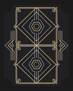 dikdörtgen altın çerçeve