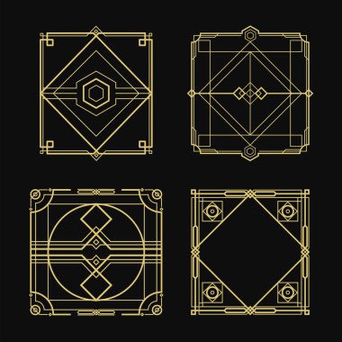 dört altın çerçeve