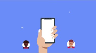 akıllı telefon ve sosyal medya ile el ele