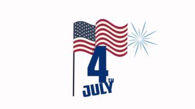 ABD bağımsızlık gününde direkte dalgalanan bayrak