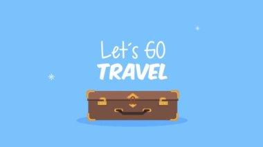 Hadi valizlerle seyahat edelim.