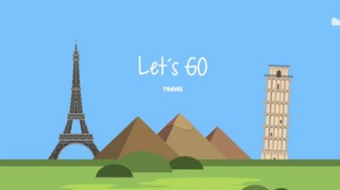 Şehir simgeleriyle seyahat edelim.