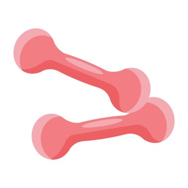 Pembe halterli spor salonu