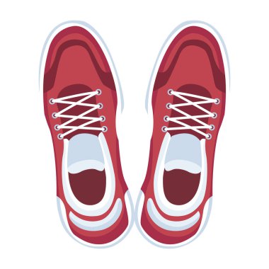 kırmızı tenis ayakkabıları