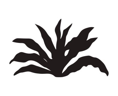 Çalı bahçesi silueti