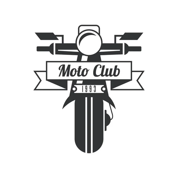 Motocycliste emblème — Image vectorielle