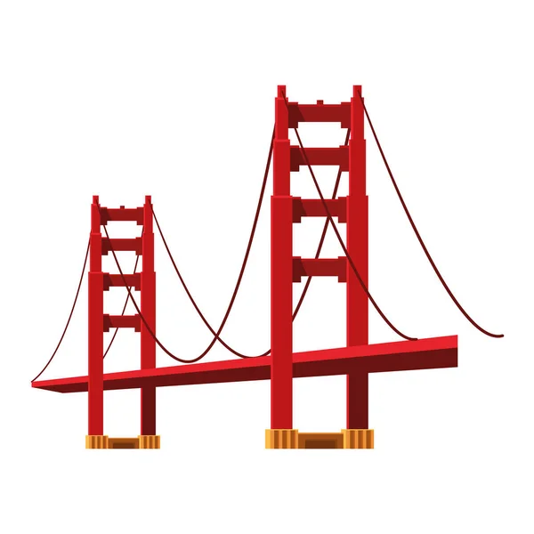 Golden gate bridge — Stock Vector