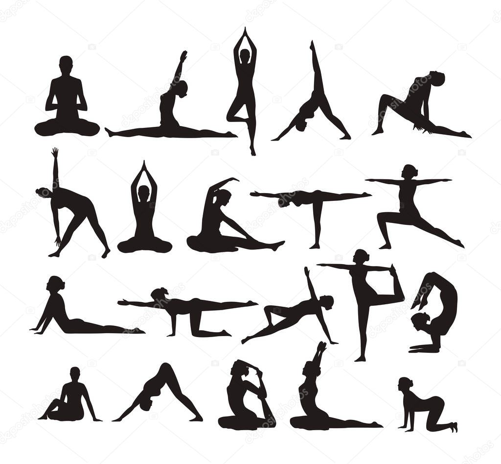 twenty yoga poses