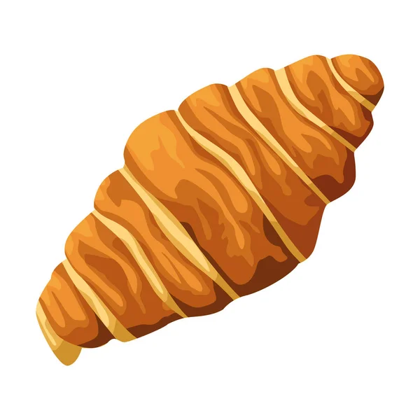 Croissant bröd franska — Stock vektor