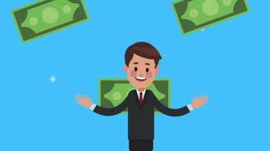 Faturaları dolar olan işadamı.