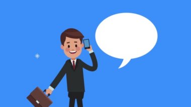 Akıllı telefondan zarif iş adamı arıyor.