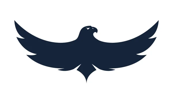Adler Silhouette Emblem — Stockvektor