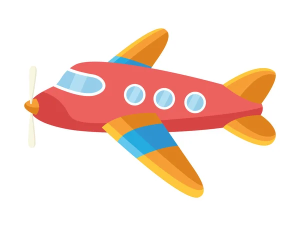 Avion jouet volant — Image vectorielle