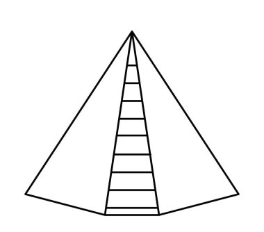 piramit satır biçimi