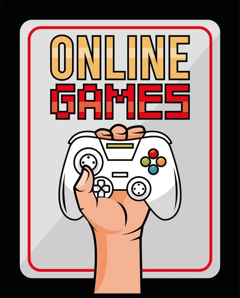 온라인 비디오 게임 — 스톡 벡터