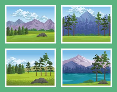 Dört yolculuk sahnesi