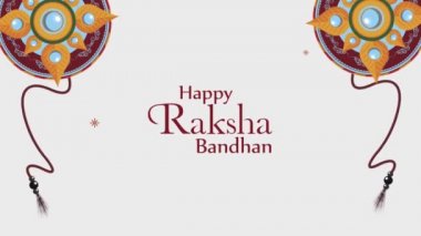 Mutlu raksha bandhan Mandalalar ile harfler