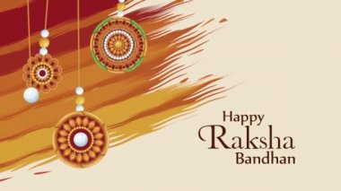 Mutlu raksha bandhan süslemeleri asılı