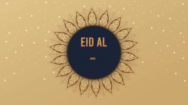 Bayram mübarek, çiçek desenli altın çerçeveli harfler.