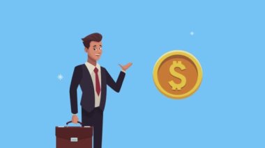 Parası olan zarif bir işadamı.