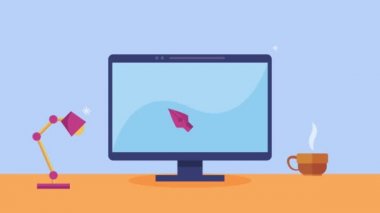 masaüstü bilgisayarı ile yaratıcı işlem