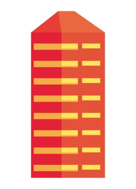 kırmızı bina simgesi