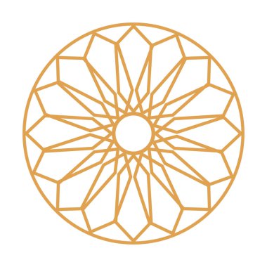 Altın mandala simgesi