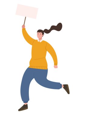 kadın aktivist karakter