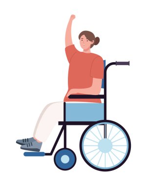 Karakteri protesto eden kadın