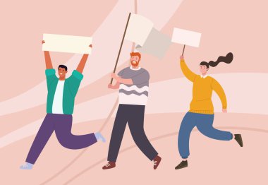 üç aktivist karakter