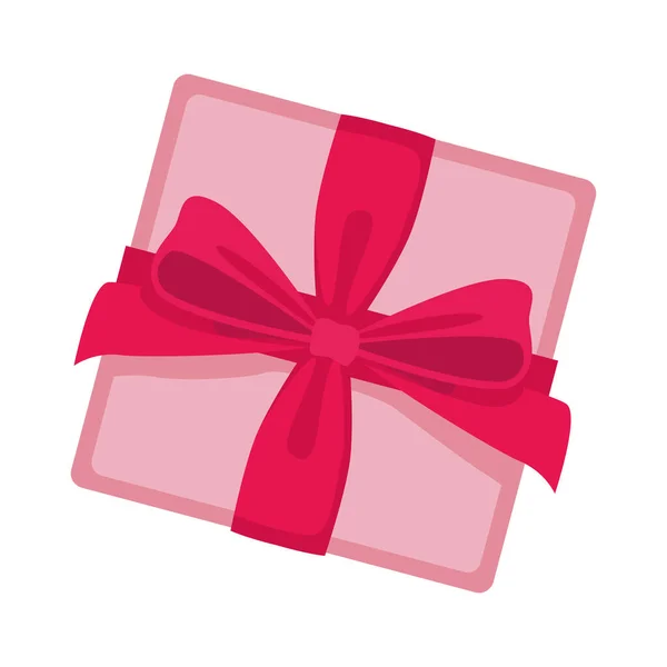 Regalo rosa confezione regalo — Vettoriale Stock